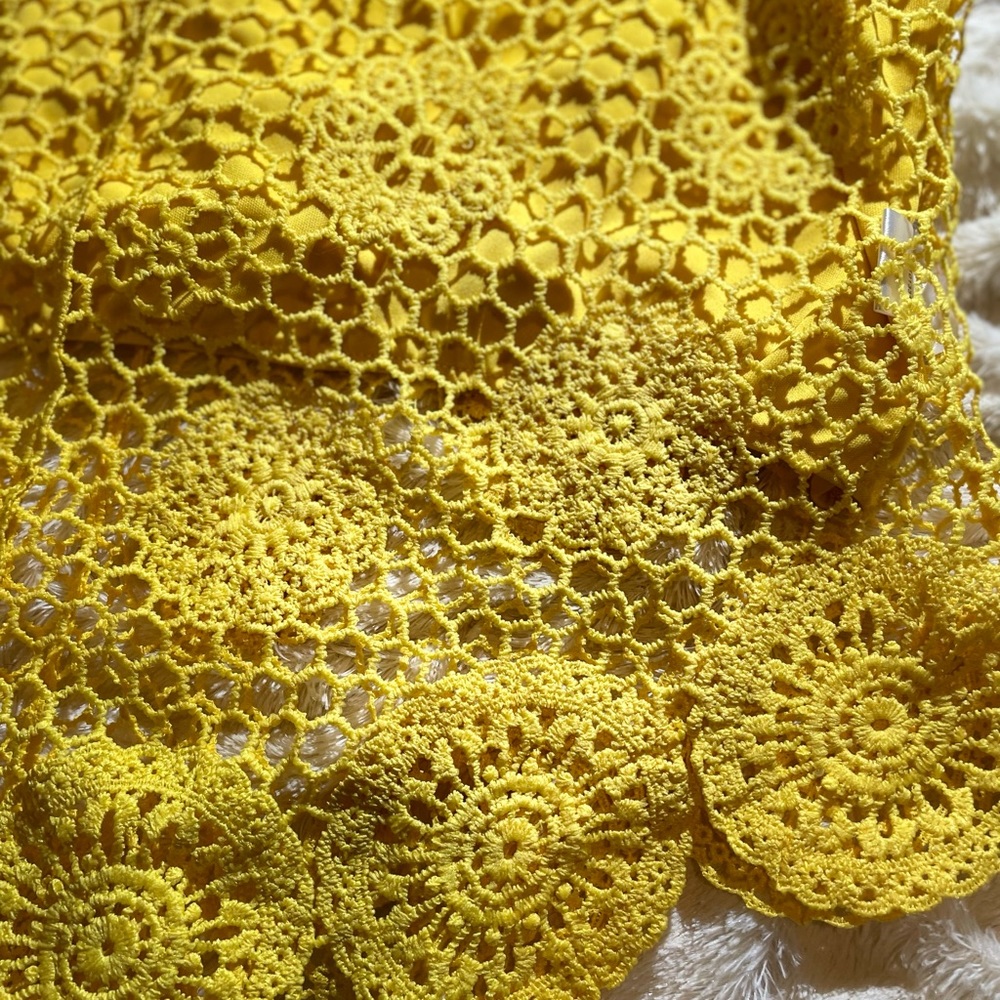 Charollette Russe Yellow Hand-knitted Top - Picture 9 of 14